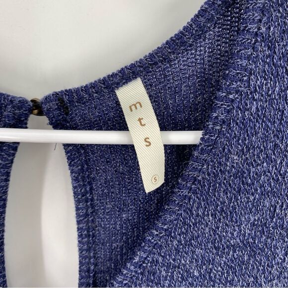 MTS Women’s V Neck Wide Leg Long Sleeve Knit Jumpsuit size S - Picture 2 of 4